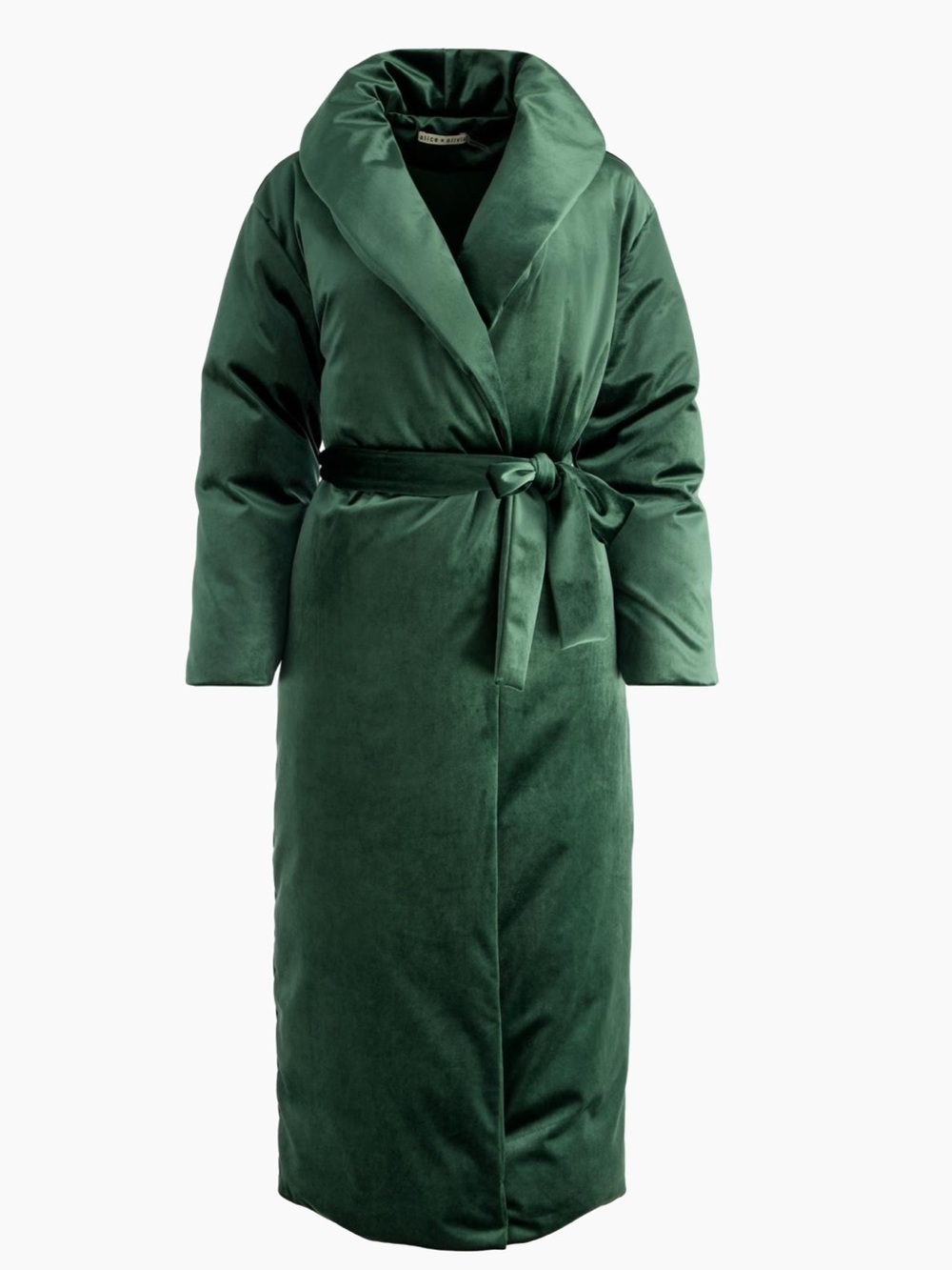 NWT ALICE + OLIVIA Ima Belted Puffer Coat